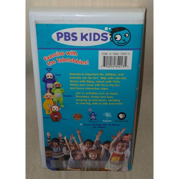 Teletubbies Go! Exercise with the Teletubbies VHS Vintage - Picture 2 of 4
